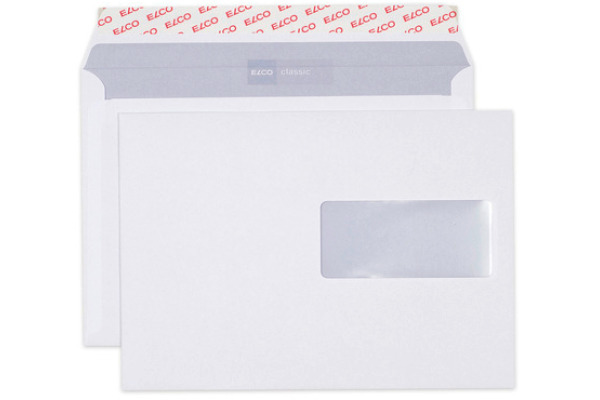 ELCO Couvert Classic m/Fenster C5 37896 100g, weiss 500 Stück