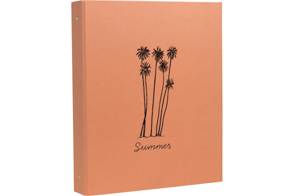 EXACOMPTA Fotoalbum Summertime 26x32cm 17046E Orange 60 Seiten
