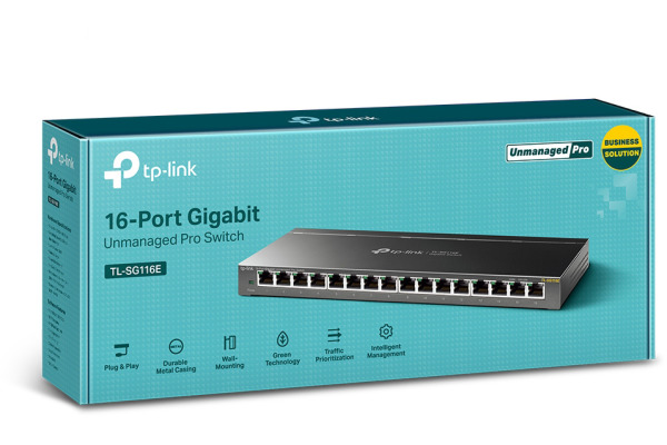 TP-LINK TL-SG116E TL-SG116E 16-Port GB Easy Smart Switch