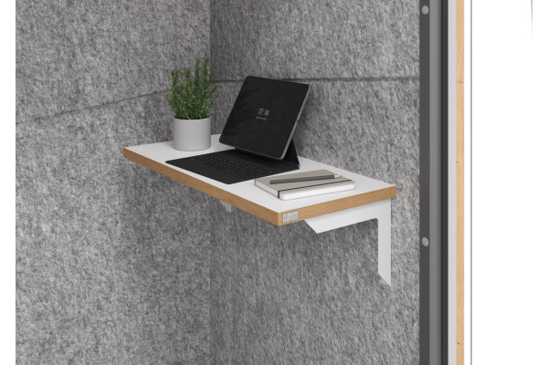 APOLLO MeetingBox Harmony VTBSS1/W weiss/grau 103x100x217cm