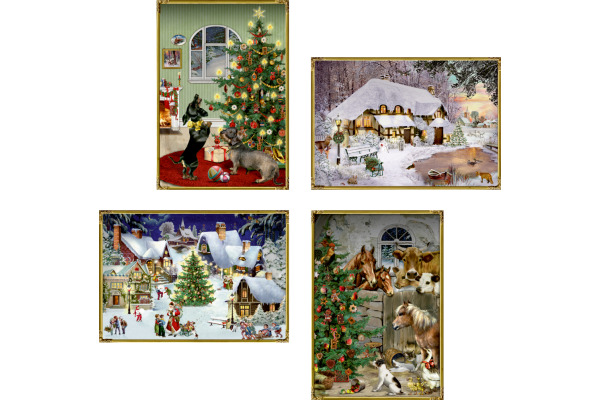 COPPENRAT Mini Adventskalender 72574 Weihnachtswelt assortiert