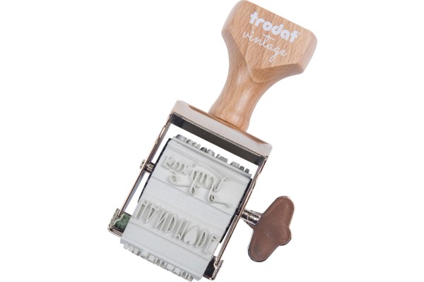 TRODAT Vintage Stempel 158078 Glückwünsche, 3-farbig