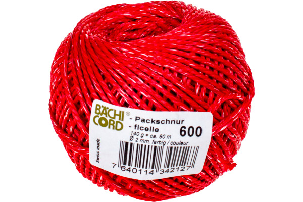 BAECHI Packschnur 130.06015 80m, 2mm 30 Stück