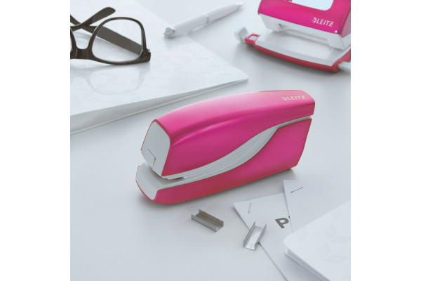 LEITZ Elektrohefter NeXXt WOW 5566 55661023 pink 10 Blatt