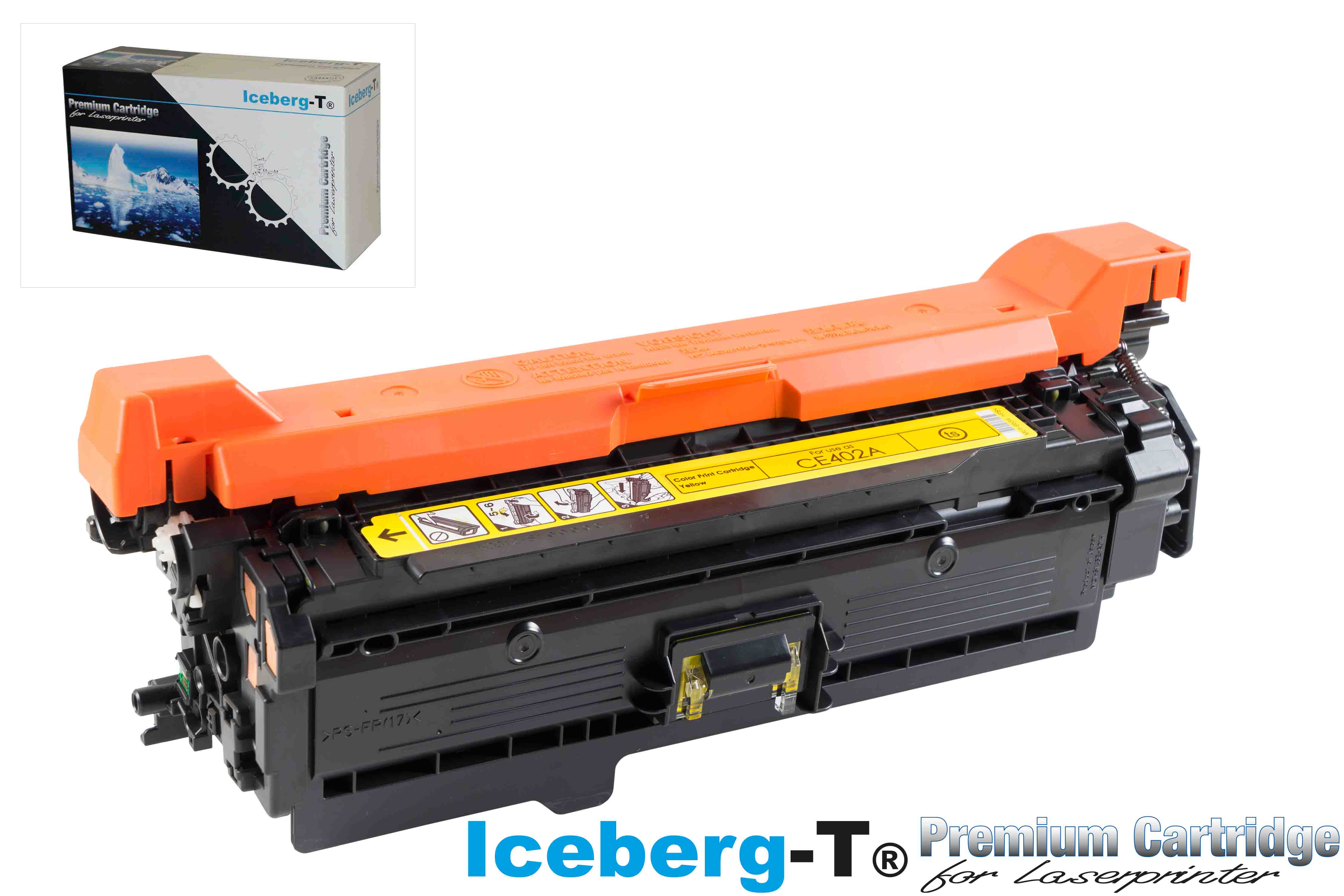Iceberg-T Toner CE402A 6'000 Seiten, yellow