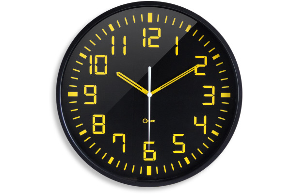 ORIUM CEP Wanduhr 30cm 211023001 schwarz, High Contrast
