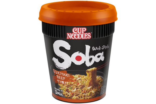 NISSIN Soba Sukiyaki Beef 3222 Cup 92g