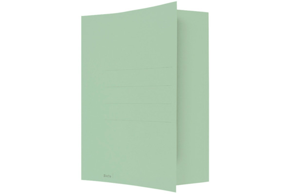 BIELLA Einlagemappe m. Klappe A4 25040130U grün 240g/m2 50 Stück