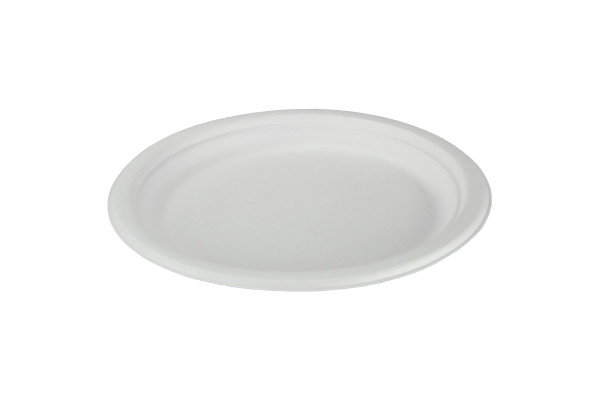 EJS Teller aus Bagasse 23cm 3142.2002 weiss 50 Stk.