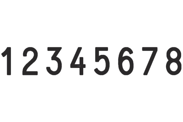 TRODAT Ziffernstempel 1598 8-stellig 9mm