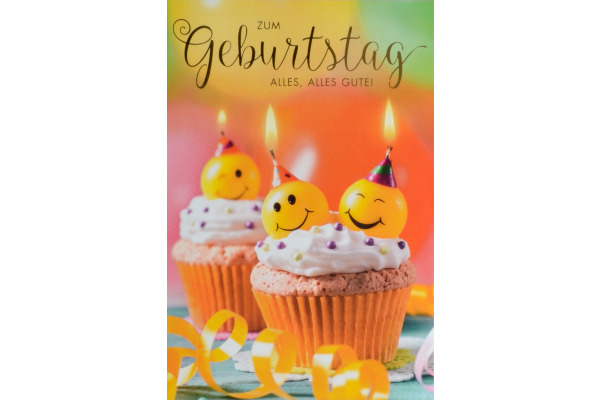 ABC Geburtstagskarte Smilies 0164099 multicolor B6