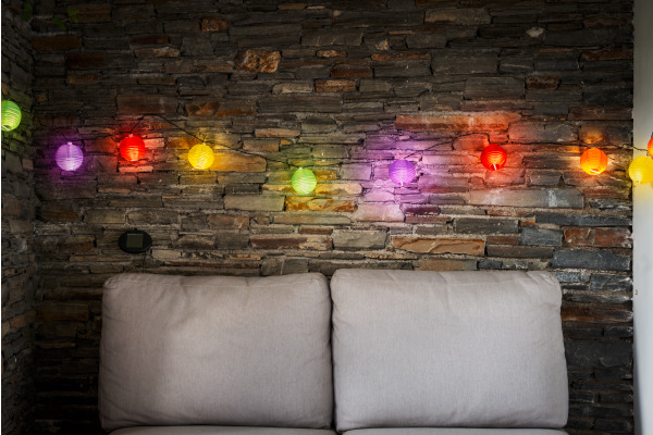 EGLO Lichterkette Z-Solar 4.3m 47339 schwarz, Solar