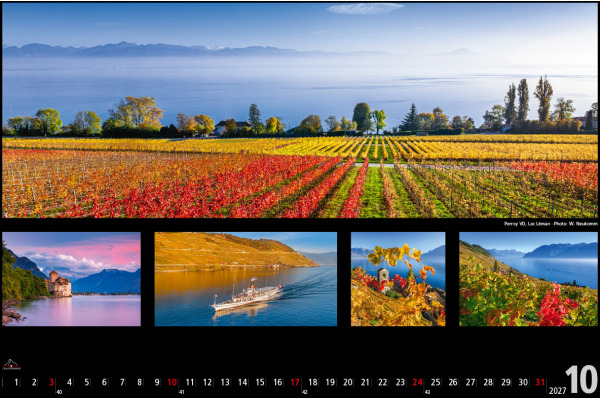 CALENDARI Bildkalender 2027 36206042 Switzerland ML 48x33cm