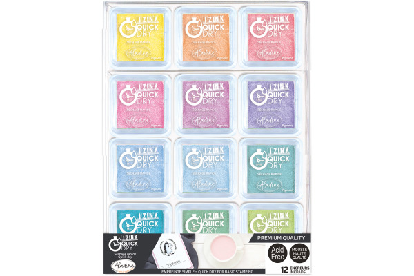 ALADINE Stempelkissen 19707 ass. pastell 12 Stück