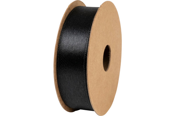 STEWO Geschenkband Satin 15mm 258341057 schwarz