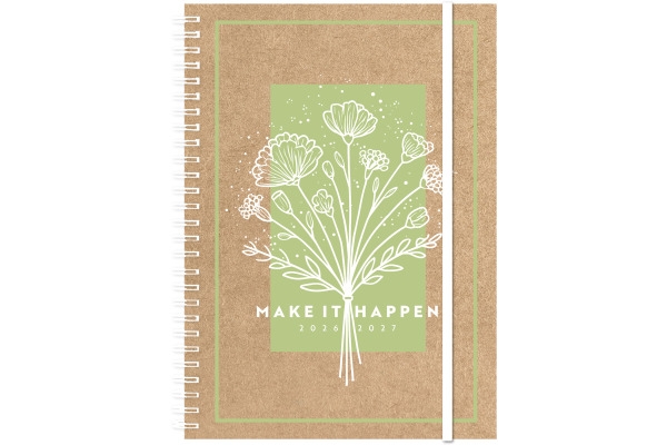 SIMPLEX Schüleragenda Kraftpap. 26/27 500411.27 1W/2S 17M Sand ML 14.8x21cm