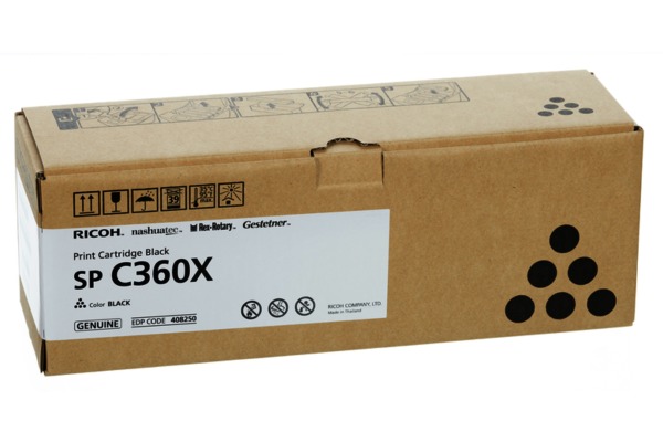 RICOH Toner black 408250 SP C361 10'000 Seiten