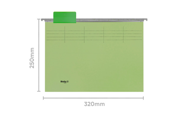 BIELLA Hängemappen-Set A4 27145531U hellgrün 32x25cm 5 Stück