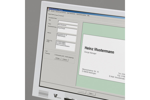 SIGEL Visitenkarten 85x55mm LP802 weiss, 250g 800 Stück