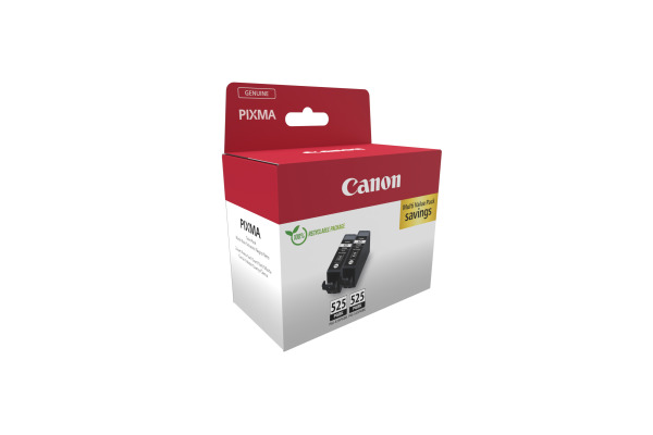 CANON Twin Pack Tinte 2x19ml schwarz PGI-525 PIXMA iP 4850 2 Stück