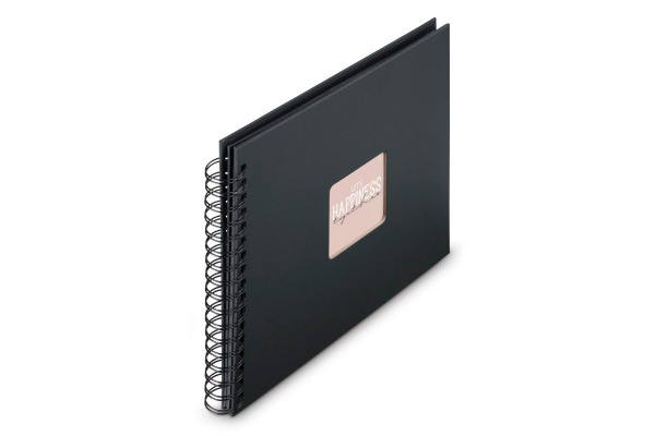 HAMA Spiralalbum Fine Art 28x24cm 9834 new black 25 Blatt