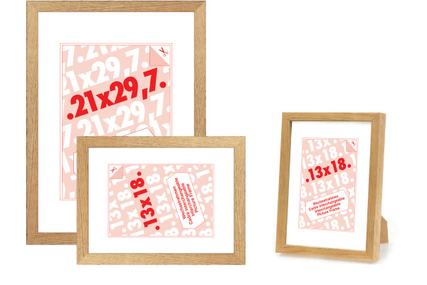 DEBEX Wechselrahmen 40x50cm 320.01 40 Eiche natur