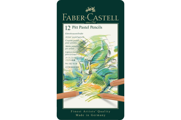 FABER-CA. Farbstift Pitt 112112 12er Metalletui