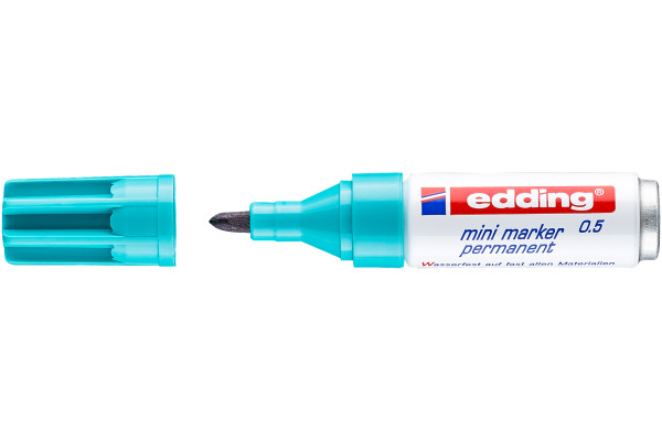 EDDING Mini Marker permanent 1,5-3mm 0-14 türkis
