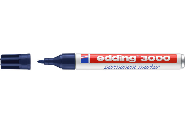 EDDING Permanent Marker 3000 1,5-3mm 3000-17 stahlblau