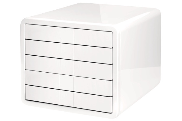 HAN Schubladenbox i-Box A4/C4 1551-12 weiss 5 Fächer