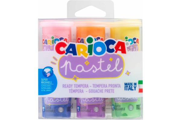 CARIOCA Tempera Pastell 6x25ml 43185