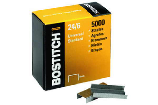 BOSTITCH Heftklammern 24/6 mm 2465MGAL 5000 Stück