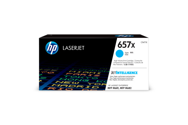 HP Toner-Modul 657X cyan CF471X CLJ Enterprise M681 23'000 S.