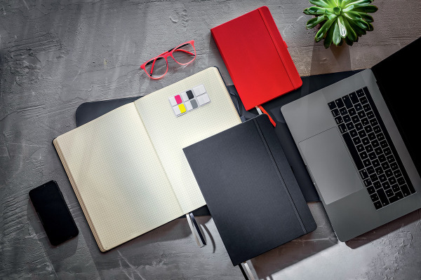 CONCEPTUM Notizbuch A4 CO110 schwarz, blanco 97 Blatt