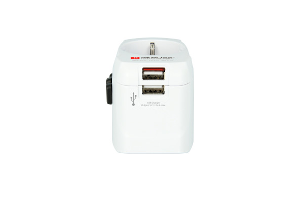 SKROSS World Travel Adapter 1.302460 PRO Light USB 2xA