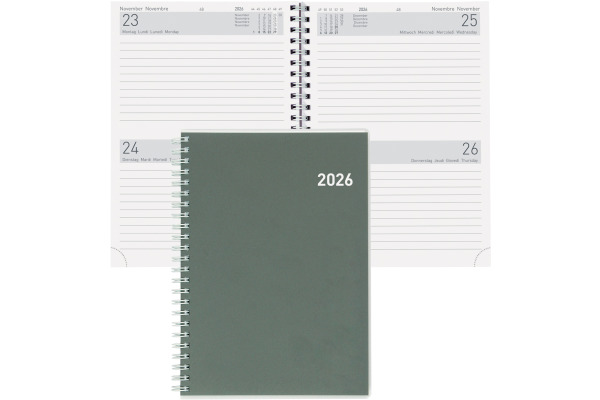 BIELLA GA Bi Jour Wire-O 2026 808520000 2T/1S Cylar ML 14.5x20.5cm