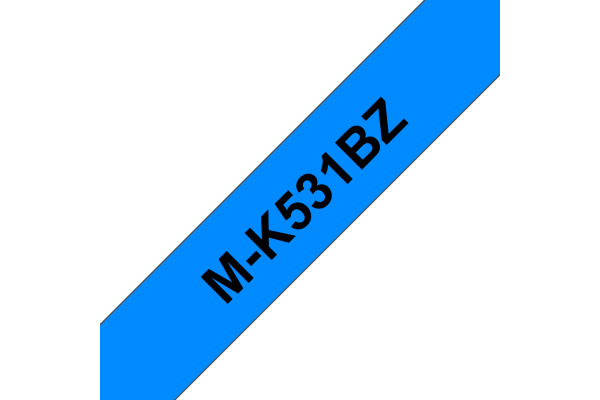 PTOUCH Band, nicht lam. schwarz/blau M-K531BZ zu PT-65/75/85/110 8mx12mm