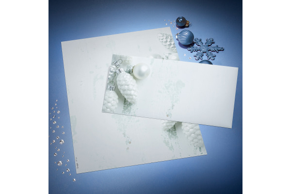 SIGEL Couvert Weihnachten C6/5 DU132 90g, Modern Christmas 50 Stk.