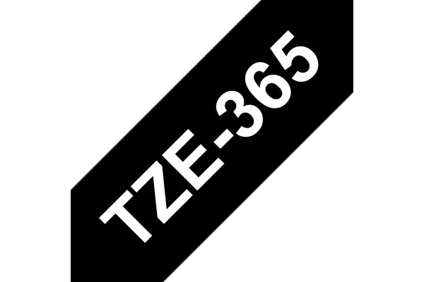 PTOUCH Band, laminiert weiss/schwarz TZe-365 PT-3600 36 mm