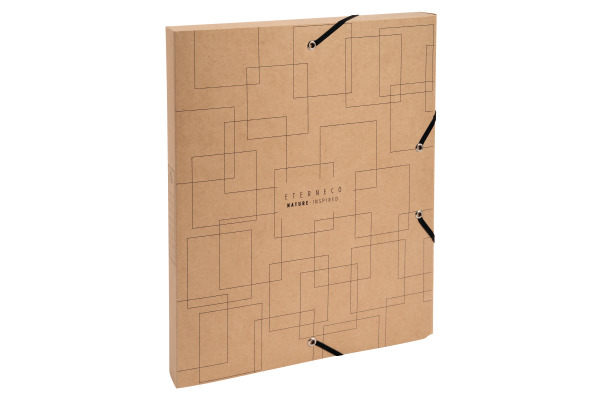 EXACOMPTA Sammelbox Eterneco A4 59247E braun ass. FSC 25x33x2.5cm