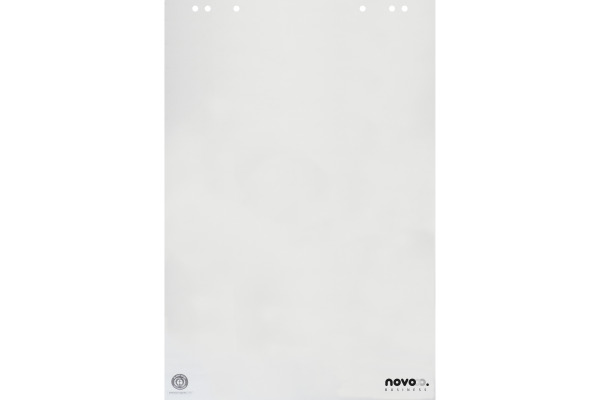 NOVOOO Flipchart-Block 80g 65x98cm 400174480 Recycling blanco 20 Blatt