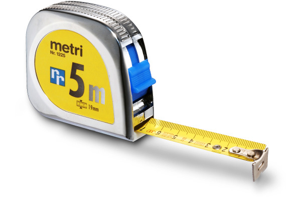 RICHTER Rollmeter 5m A22005 chrom