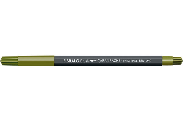CARAN D'A Classic Fibralo Brush 0.5-5mm 186.249 dunkeloliv