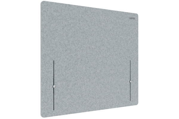 LEITZ Trennwand Leitz ERGO 80x70cm 61230085 grau, höhenverstellbar