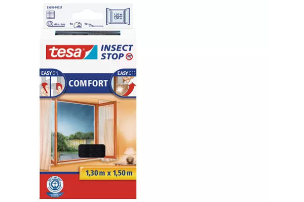 TESA Insect Stop COMFORT 1.3x1.5 m 55388 anthrazit 1 Stück