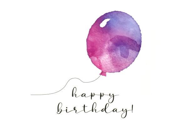 ABC Geburtstagskarte Ballon 091067870 15x15cm