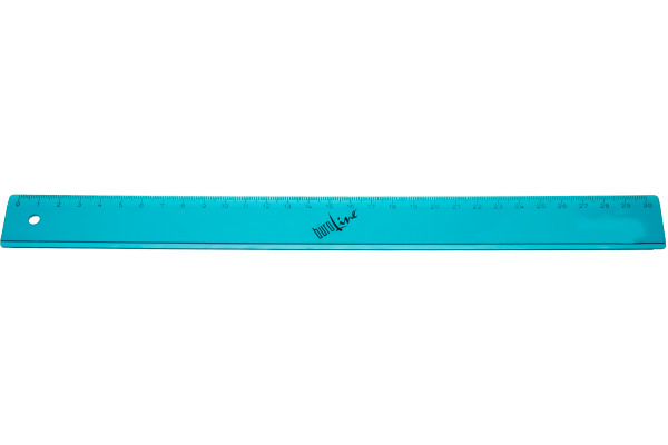 BÜROLINE Massstab 30cm 375941 türkis/transparent