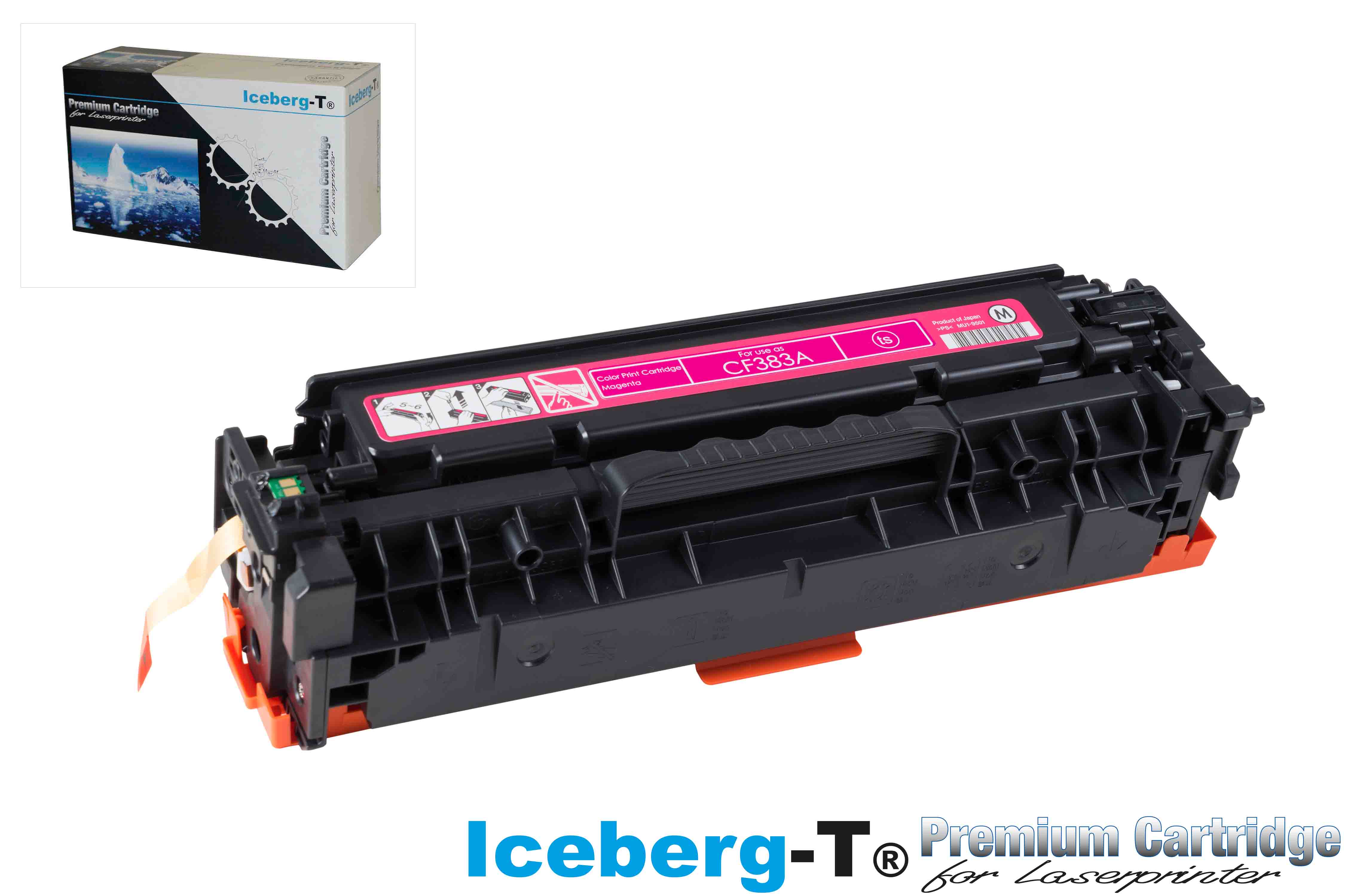 Iceberg-T Toner CF383A / 312A 2'700 Seiten, magenta