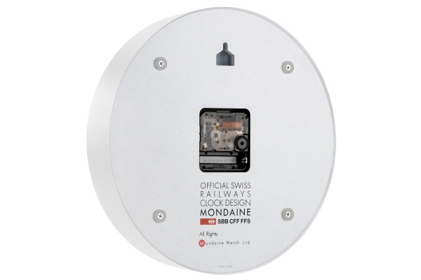 MONDAINE Wanduhr 250mm A990CLOCK weiss/schwarz