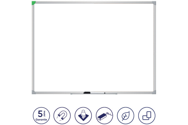 FRANKEN Schreibtafel 120x90cm SC919012 U-Act!Line Stahl lackiert